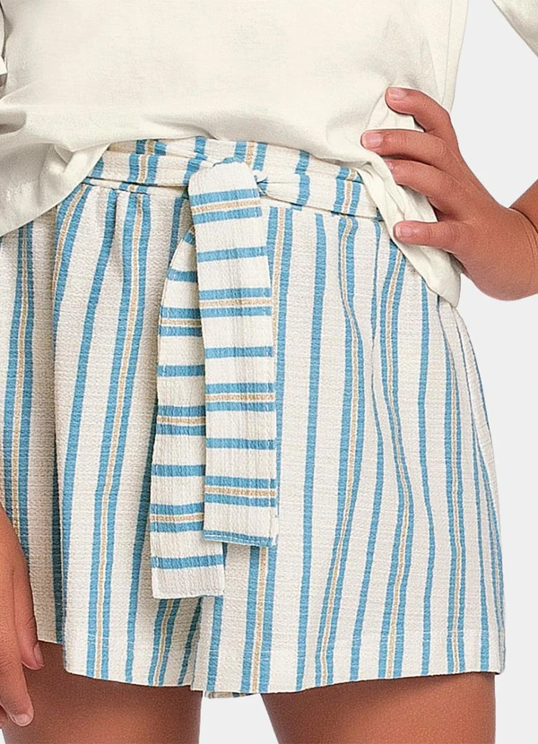 Fakini Kids - Conjunto Blusa e Short Bege 4