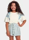 Fakini Kids - Conjunto Blusa e Short Bege - variação: Bege