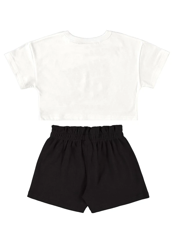 Guloseima - Conjunto Blusa e Short Clochard Branco 2
