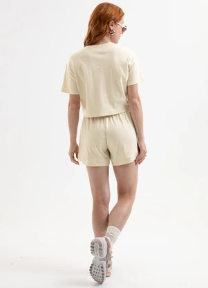 Cativa You - Conjunto Blusa e Short em Algodão Off-White - CATIVA YOU