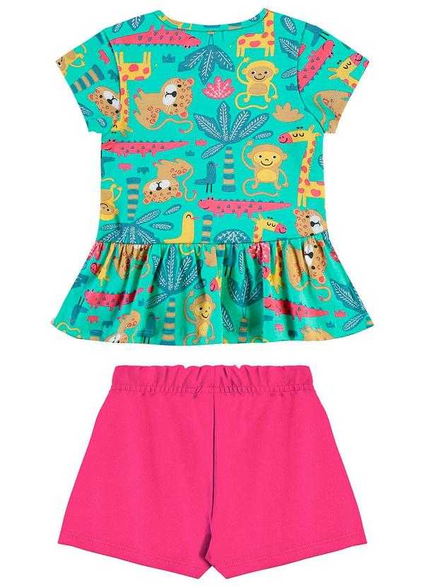 Bee Loop - Conjunto Blusa e Short Menina Azul 2