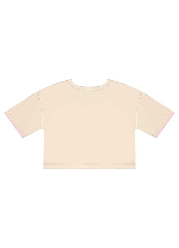 Bee Loop - Conjunto Blusa e Short Menina Bege 5