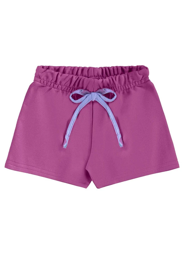 Bee Loop - Conjunto Blusa e Short Menina Roxo 3