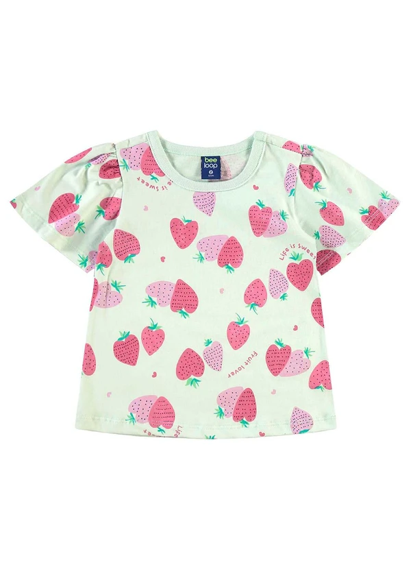 Bee Loop - Conjunto Blusa e Short Menina Verde 2