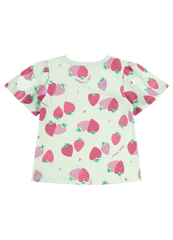 Bee Loop - Conjunto Blusa e Short Menina Verde 5