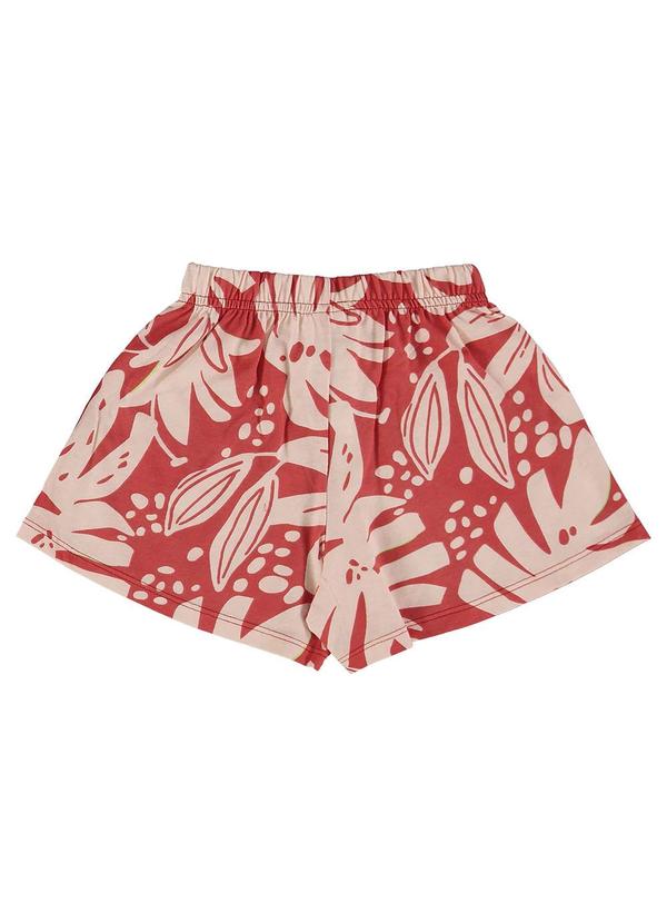Bee Loop - Conjunto Blusa e Short Menina Vermelho 6