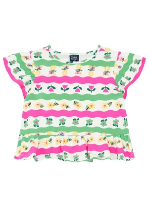 Conjunto Blusa e Short para Menina Bee Loop Rosa - BEE LOOP