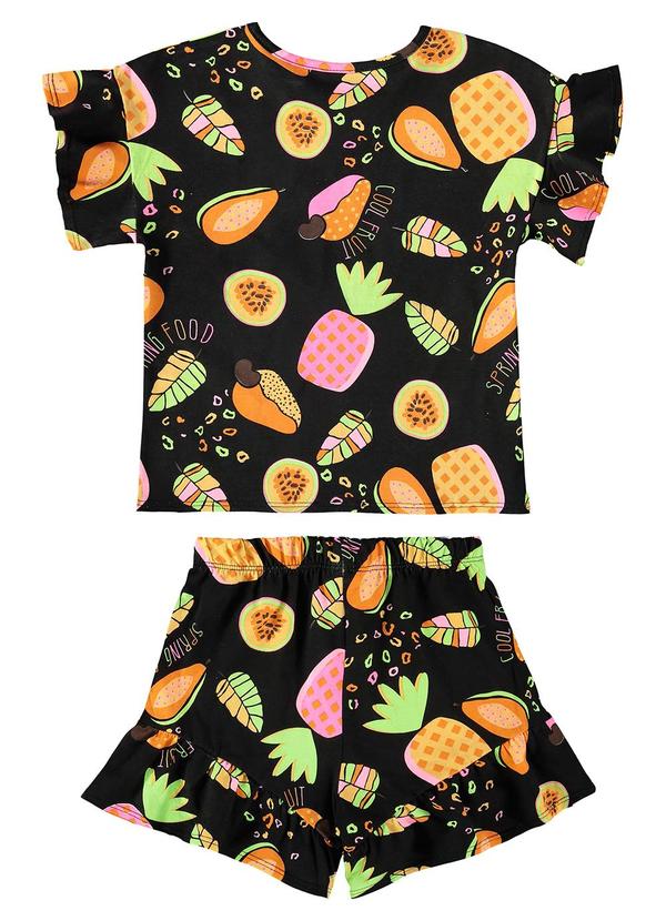 Bee Loop - Conjunto Blusa e Short Preto 3