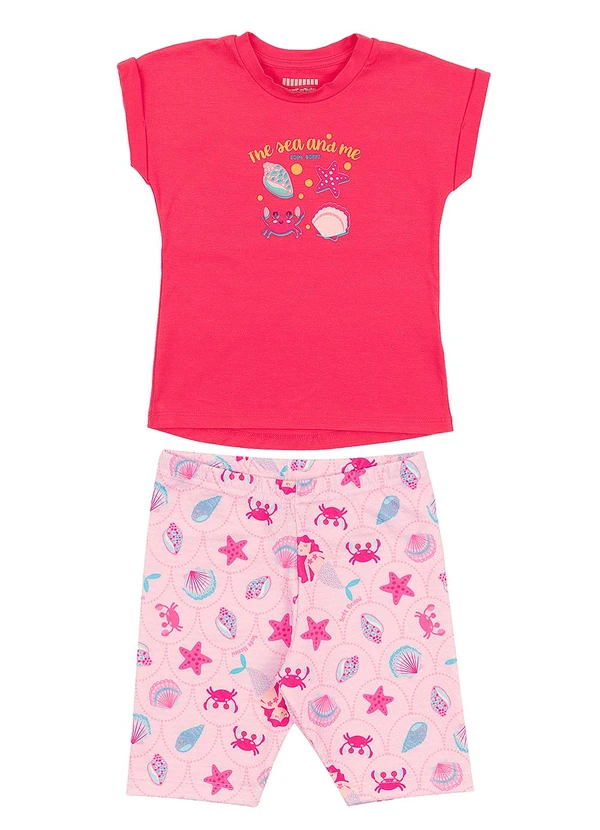 Soft Bonni - Conjunto Blusa e Short Rosa