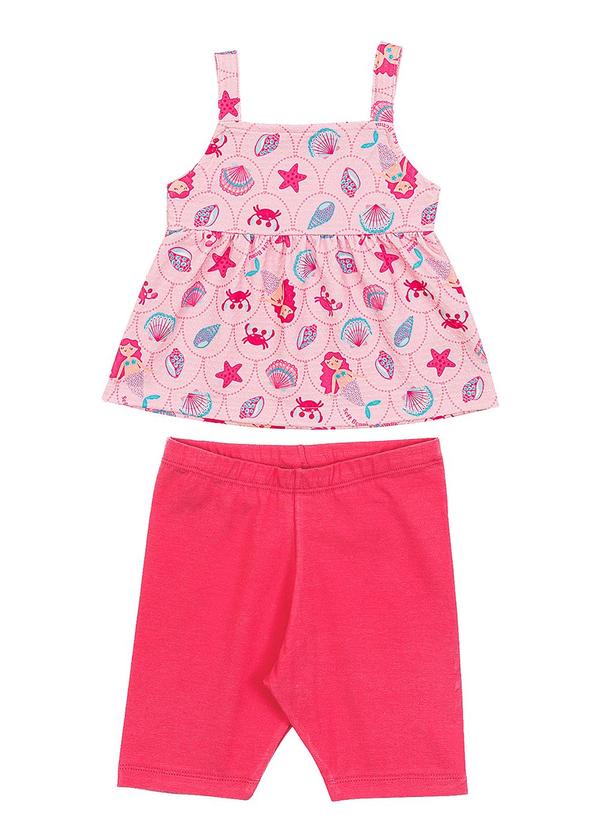 Soft Bonni - Conjunto Blusa e Short Rosa