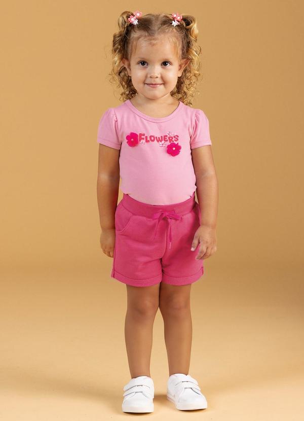 Soft Bonni - Conjunto Blusa e Short Rosa