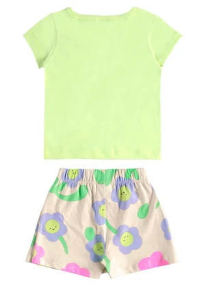 Bee Loop - Conjunto Blusa e Short-Saia Verde - BEE LOOP