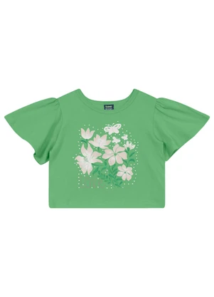 Conjunto Blusa e Short-Saia Bee Loop Verde - BEE LOOP