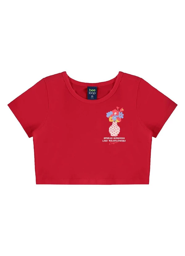 Bee Loop - Conjunto Blusa e Short-Saia Vermelho 4