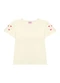 Duduka - Conjunto Juvenil Blusa e Short Praia  Rosa - variação: Bege