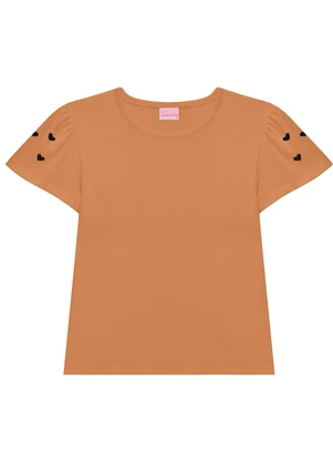 Duduka - Conjunto  Blusa e Short Saia Bege - DUDUKA