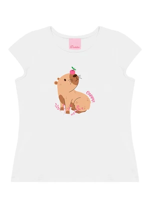 Duduka - Conjunto Blusa e Short Saia Branco - DUDUKA