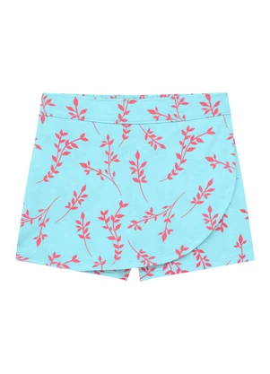 Duduka - Conjunto Blusa e Short Saia Branco - DUDUKA
