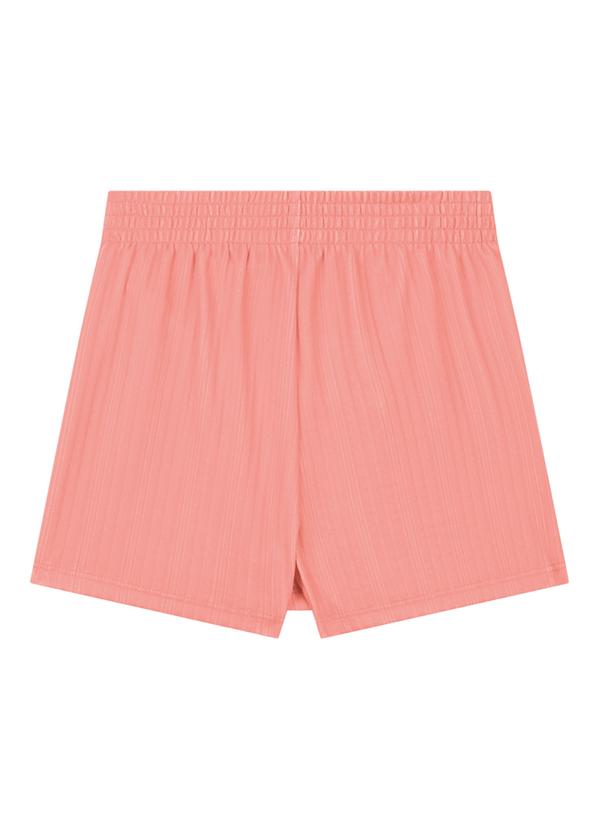 Milli e Nina - Conjunto Blusa e Short/ Saia em Jacquard Rosa 5