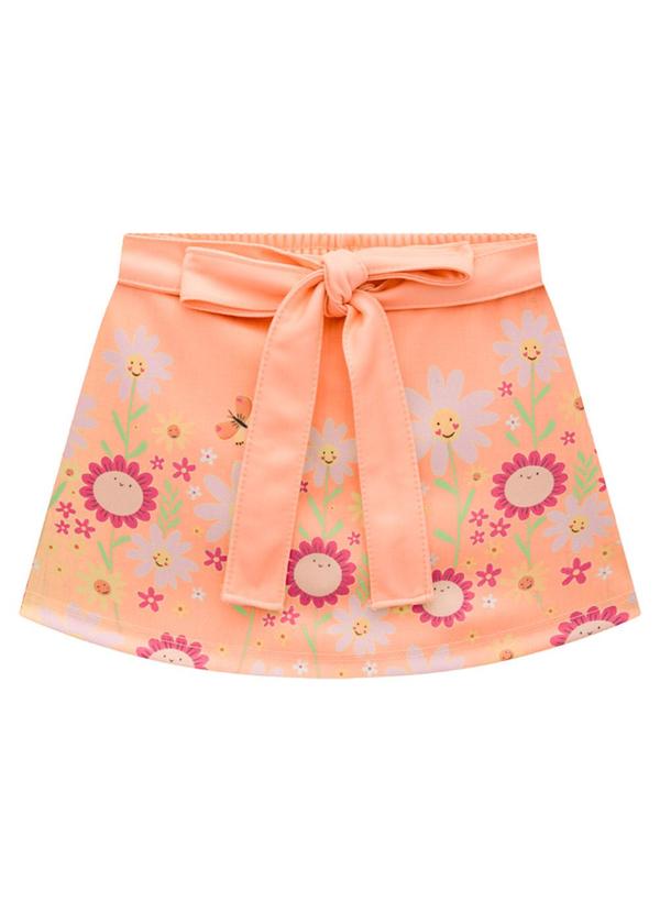 Marlan - Conjunto Blusa e Short Saia em Malha Branco 2