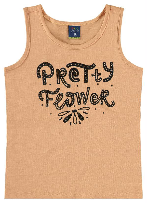 Plic Ploc - Conjunto Blusa e Short Saia Marrom 3