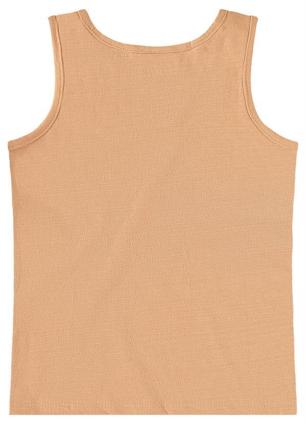 Plic Ploc - Conjunto Blusa e Short Saia Marrom 4