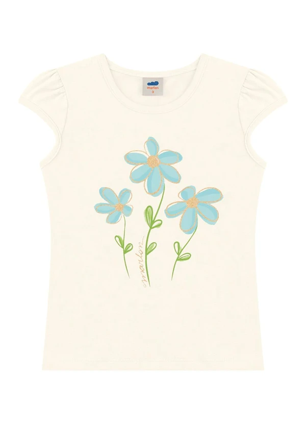 Marlan - Conjunto Blusa e Short Saia Moletinho Bege 2