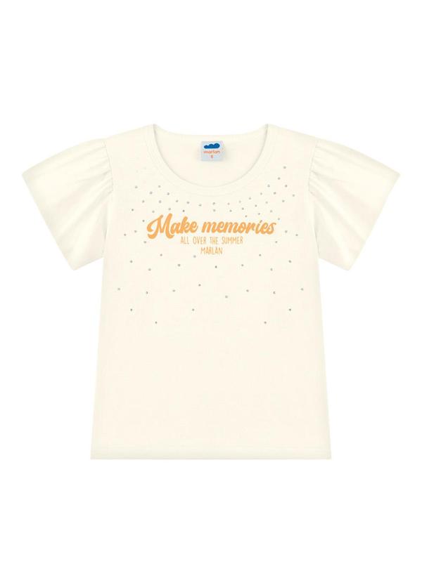 Marlan - Conjunto Blusa e Short Saia Moletinho Bege 2