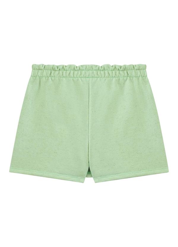 Milli e Nina - Conjunto Blusa e Short/Saia Moletinho Verde 5