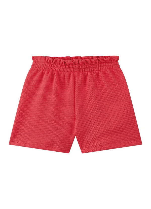 Marlan - Conjunto Blusa e Short Saia Moletinho Vermelho 4