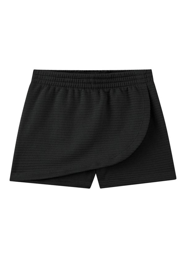 Marlan - Conjunto Blusa e Short Saia Preto 4