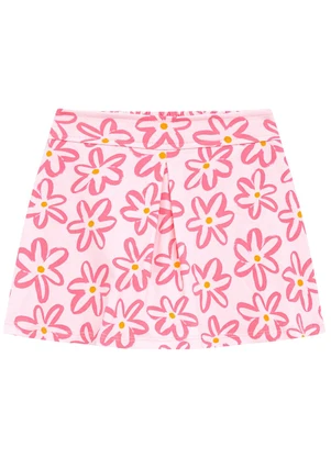 Duduka - Conjunto Blusa e Short Saia Rosa - DUDUKA