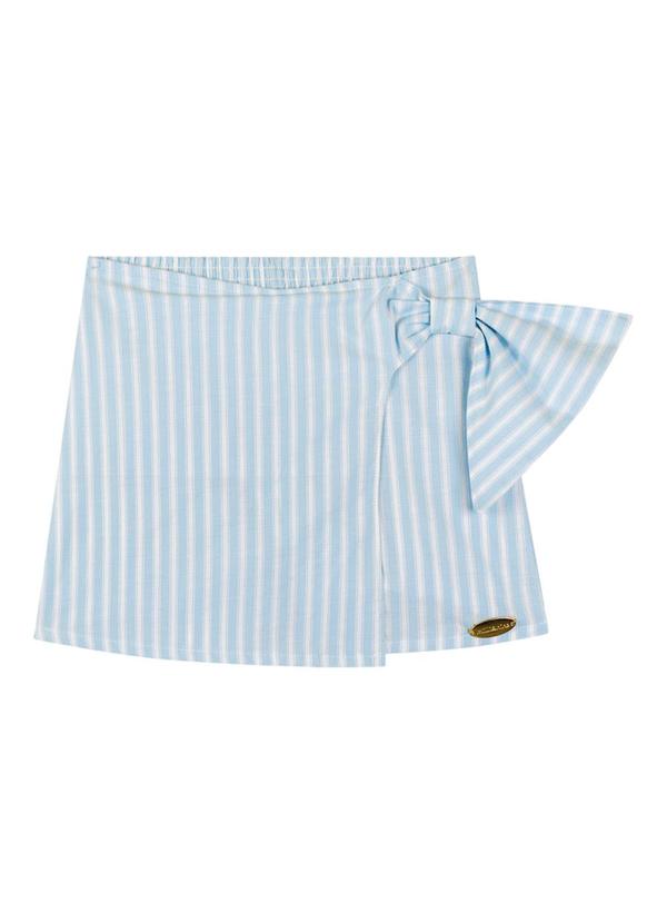 Milli e Nina - Conjunto Blusa e Short Saia Tecido Plano Rosa 3