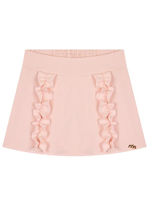 Milli e Nina - Conjunto Blusa e Short/Saia Twill Giorno Rosa 3