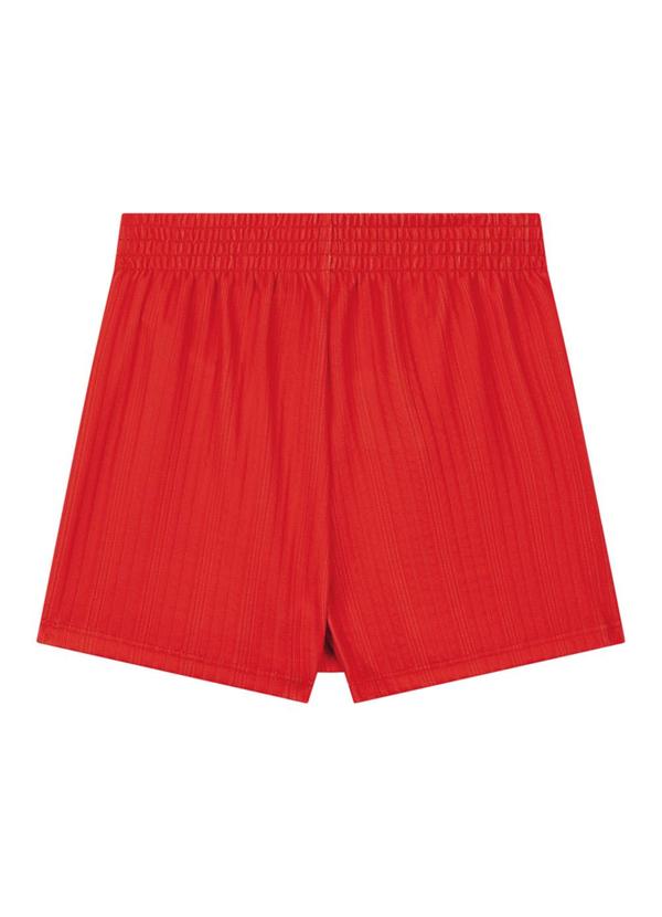 Milli e Nina - Conjunto Blusa e Short/ Saia Vermelho 7