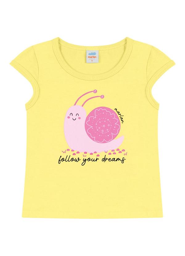 Marlan - Conjunto Blusa e Shorts Amarelo 2