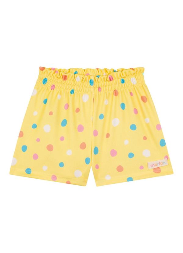 Marlan - Conjunto Blusa e Shorts Amarelo 3