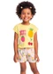 Fakini Kids - Conjunto Blusa e Shorts Amarelo - variação: Amarelo