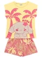 Fakini Kids - Conjunto Blusa e Shorts Bege - variação: Amarelo