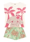 Fakini Kids - Conjunto Blusa e Shorts Bege - variação: Bege