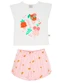 Tink Bink - Conjunto Blusa e Shorts Rosa - variação: Branco