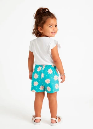 Sweet Lemon - Conjunto Blusa e Shorts Branco - SWEET LEMON