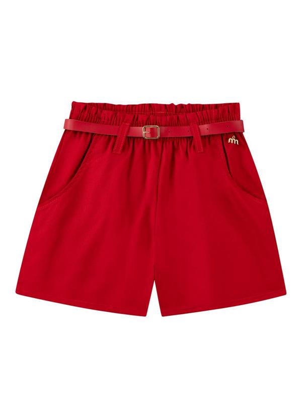 Milli e Nina - Conjunto Blusa e Shorts com Elastano Bege 3