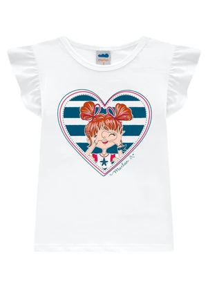 Marlan - Conjunto Blusa e Shorts em Cotton Bee Branco - MARLAN