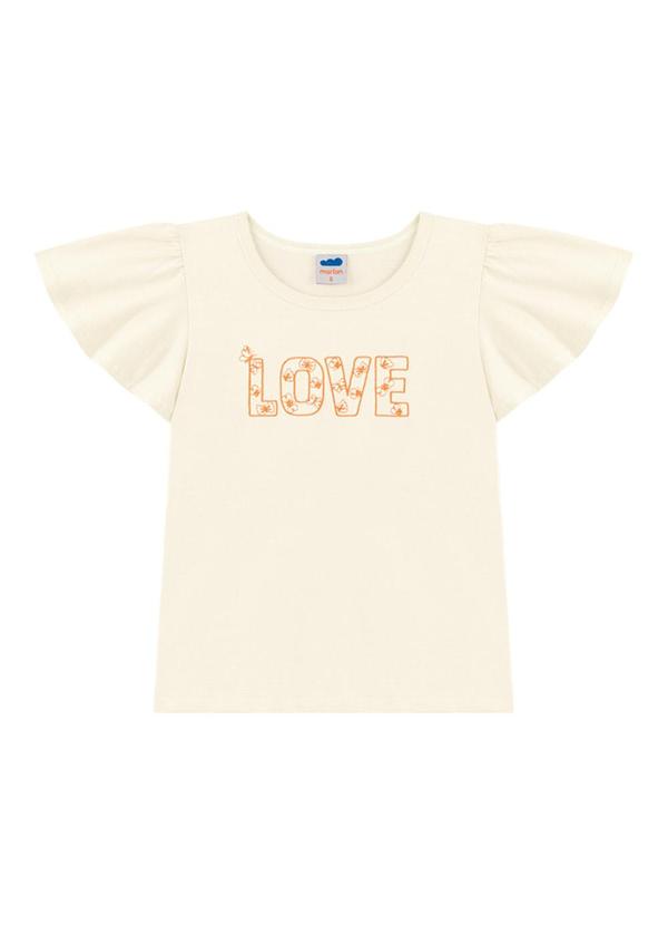 Marlan - Conjunto Blusa e Shorts em Cotton Bee Honey Bege 2