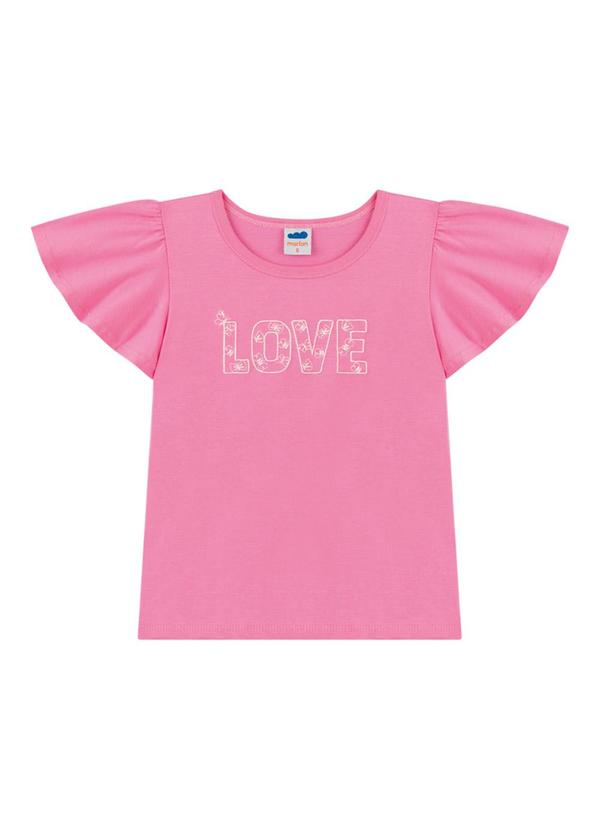 Marlan - Conjunto Blusa e Shorts em Cotton Bee Honey Rosa 2