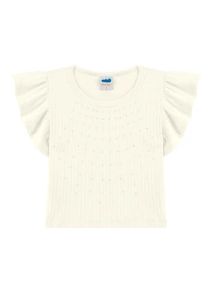 Marlan - Conjunto Blusa e Shorts em Cotton Bege - MARLAN