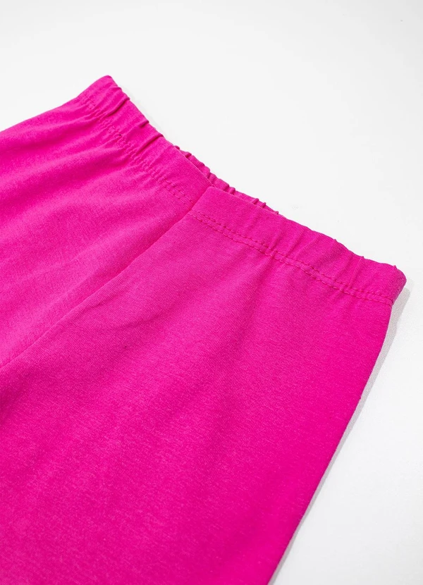 Turminha - Conjunto Blusa e Shorts em Cotton Lhama Rosa 3