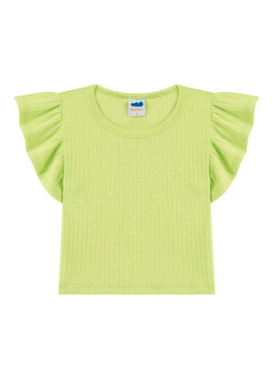 Marlan - Conjunto Blusa e Shorts em Cotton Verde - MARLAN