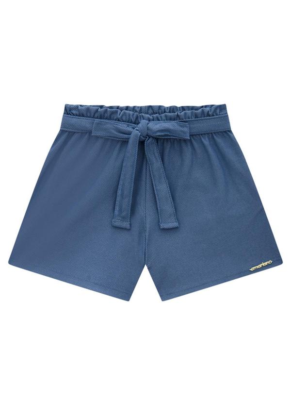 Marlan - Conjunto Blusa e Shorts em Molecotton Branco 2